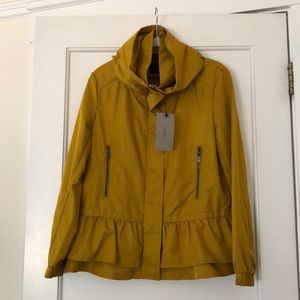 Zara ruffled jacket - mustard yellow